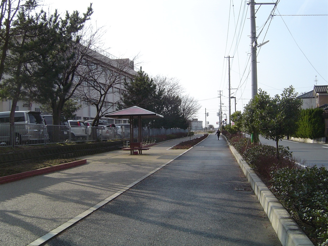遊歩道（東石山中学校）
